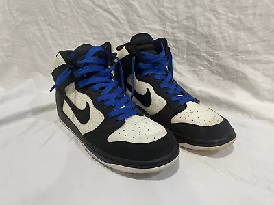 Size 11.5 - Nike Dunk High Sail Black Royal • $76.60