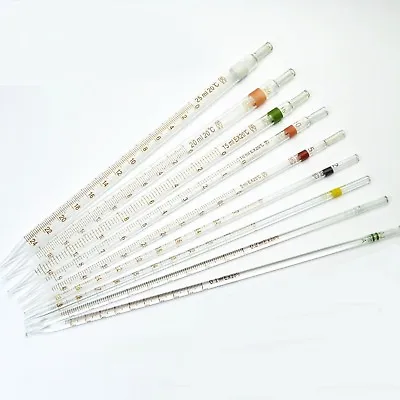 0.1ml To 50ml Chemistry Lab Glass Dropper Transfer Pipette With Scale Line • $6.79