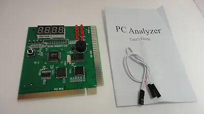 PC Computer BIOS Motherboard Tester Analyzer Mainboard PCI ISA Diagnostic Card • $19.09
