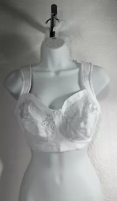 Miss Mary Of Sweden Bra Size 36D White #2393 • $25