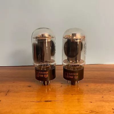 NOS RCA 6L6GC Matched Pair Vintage Vacuum Tubes - One Year Warranty  • $200