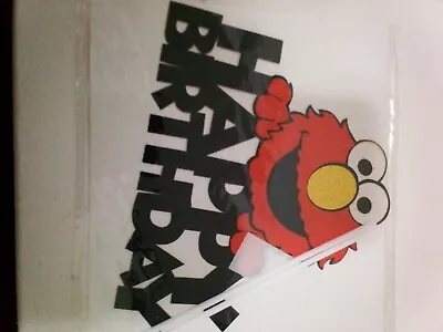 Elmo Happy Birthday Cake Topper • $4