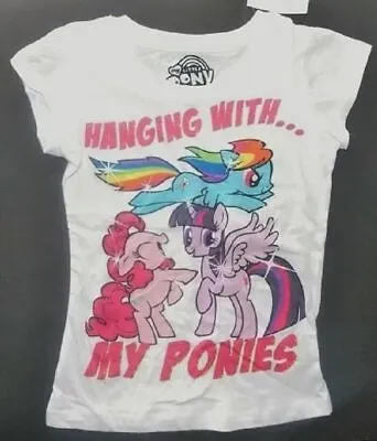 My Little Pony T-Shirts White Sizes 4-5 7-8 Or 10-12 NWT (P) • $11.99