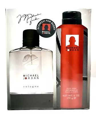 Michael JordanGif Set Men Cologne Spray 3.4 Fl Oz & 6 Oz  Body Spray 2 Piece • $24.99