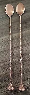 Rose Gold Bar Spoons With Muddler Crate&barrel  • $14.99