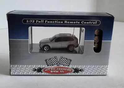 MICRO ZOOMERS BMW X5 1:72 Full Function Remote Control NEW SEALED  • $44.99