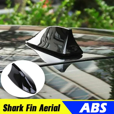 £7.67 • Buy 1x Black Auto SUV Shark Fin Aerial Antenna Roof AM/FM Radio For BMW Universal