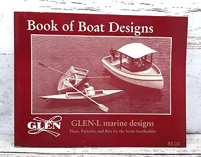 Vtg Book Of Boat Designs GLEN-L Marine Designs Plans Patterns Kits • $8.37