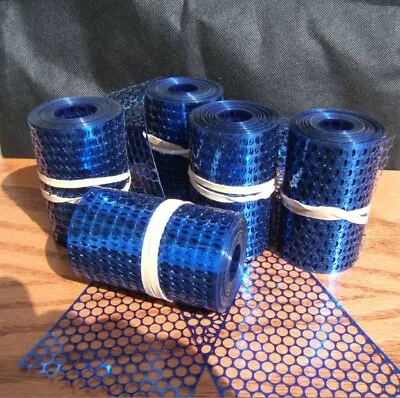 $5.50 • Buy Punchinella Sequin Mesh Honeycomb - Royal Blue Metallic - 10 Yard Rolls