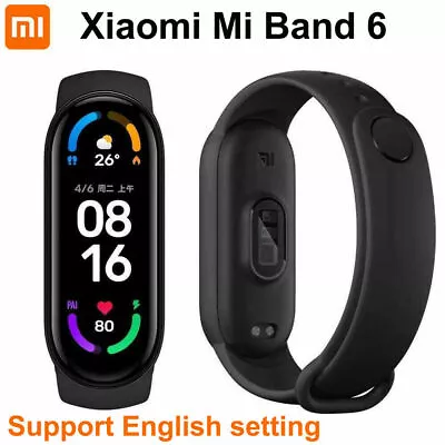 Xiaomi MI Smart Band 6 Watch Bracelet Wristband 1.56'' AMOLED Touch Monitor • $76