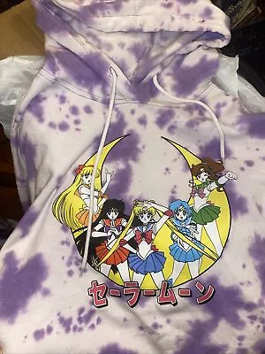 Sailor Moon Naoko Takeuchi Tie Dye Hoodie Sweatshirt Small • $14.99