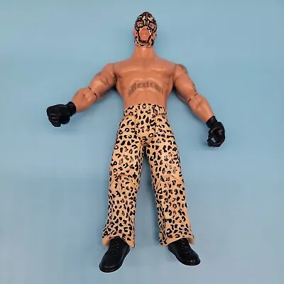 WWE Rey Mysterio 2003 Jakks Action Figure Cheetah Pants WWF WCW • $24.99