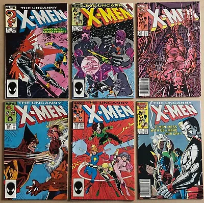 Lot Of 25 Uncanny X-Men #201-224 MISSING 212 213 221 Annuals 10-11 Alpha Flight • $61