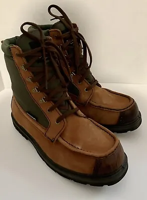 Browning Moc Toe Leather Waterproof Boots 10106 Size 11.5 M • $65