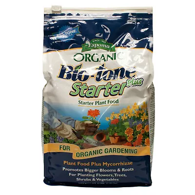 Espoma Organic Bio-Tone Starter Plus Plant Food 4-3-3 (4 Lbs) Organic Microbe • $24.95