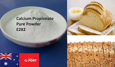 Calcium Propionate Pure Powder E282 Vegan Bakery Gluten Free Food Presertive AU • $11.99