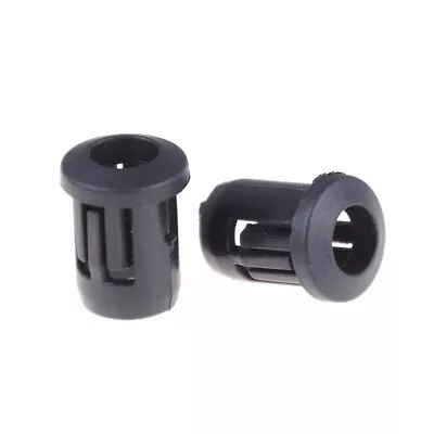 50x Set 5mm LED Holder Bezel Socket Hole Mounting Bracket Plastic Black Snap-In • $7.95