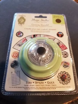 Epiphany Crafts EC Shape Studio Round 14 SST-02 Button Tool Punch 1Q • $13