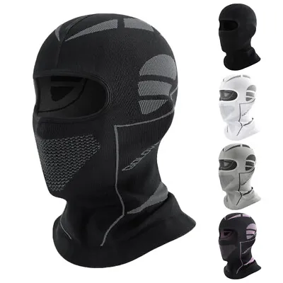 Motorcycle Balaclava Neck Warmer Windproof Thermal Face Mask Cover Helmet Liner • £12.99