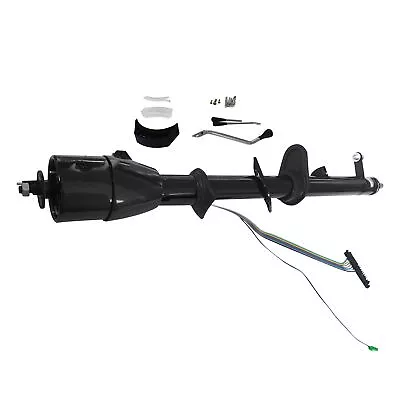 Black 35 Column Shift Tilt Steering Column W/O Wheel Adapter GM Universal • $209.16