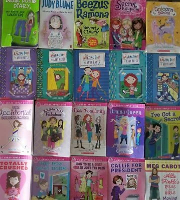 $28.87 • Buy LOT Of 20 Girls Kid Chapter Books ~Candy Apple, Amazing Days Abby Hayes AGE 9-12