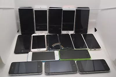 Lot Of 16 IPhones & IPod - For Parts/ Repair - Various Models - READ DESC! • $110