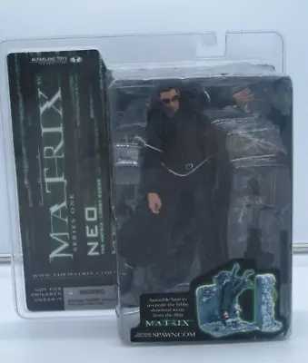 The Matrix Series 1 NEO LOBBY SCENE Action Figure - McFarlane 2003 • $47.99