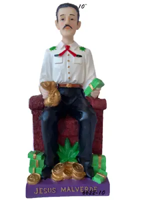 Jesus Malverde 10  Resin Figurine Statue  Sinaloa  New • $39.99