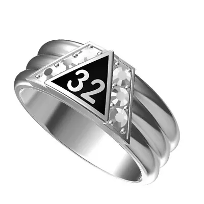 T90 Scottish Rite 32 Degree Ring 32nd Thirty Two Freemason Mason Freemason • $27