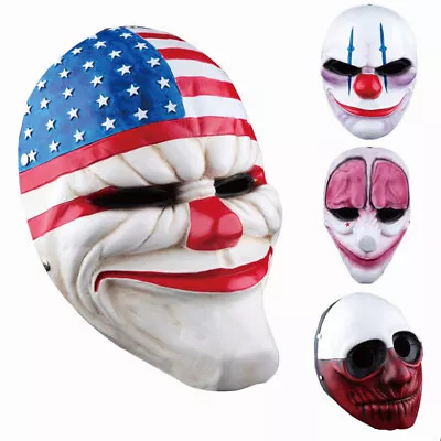 Horrible Funny Payday 2 Mask Carnival Party Halloween Masquerade Joker Resin • $48.39