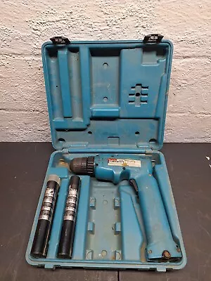 MAKITA 9.6V 3/8  Cordless Drill Model # 6095D  W/ 2 Batteries & Case Untested • $10