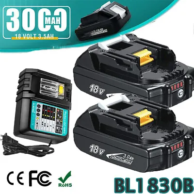Replacement For Makita 18V 3.0Ah Lithium Ion Battery Or Charger BL1815 BL1830B • $28