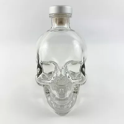 Crystal Head Vodka Glass Skull Liquor Bottle Decanter 750ML With Cork Empty  • $14.99