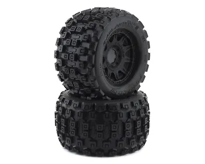 Pro-Line Badlands MX38 Tires & Raid 8x32 17mm Removable Hex Wheels E-Revo Summit • $54.99