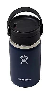 Hydro Flask 12 Oz Insulated Coffee Cup/Bottle With Flex Sip Lid Indigo (Blue) • $9.99