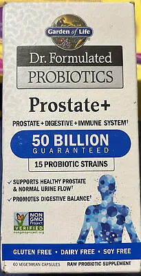 $34.99 • Buy Garden Of Life Dr Formulated Probiotics Prostate  60 Veggie Caps Dairy-Free 6/24