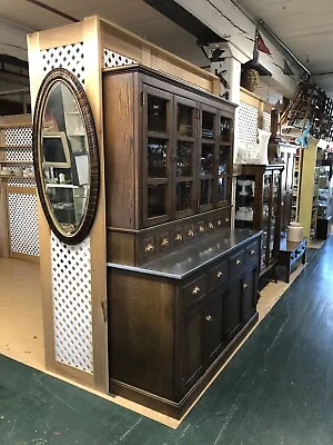 Antique Country Store Display CabinetPantry  Bar Made Out Of Chestnut & Oak • $4500