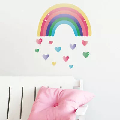 Rainbow Removable Wall Sticker Decals Nursery Art Stickers Wallpaper Decoration • $9.99