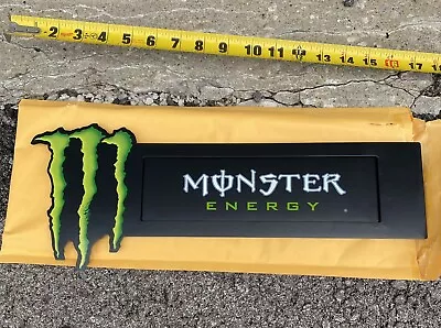 Monster Energy Window Double Sided Metal Sign Advertising 16 Inches Long • $19.99
