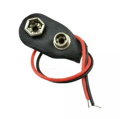 2 X PP3 9V Battery Connector Clip Tinned Wire Leads 150mm • £2.75