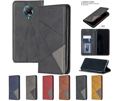 $8.50 • Buy Xiaomi Poco F2 Pro Pu Leather Slim Flip Case Patterned Collage Style