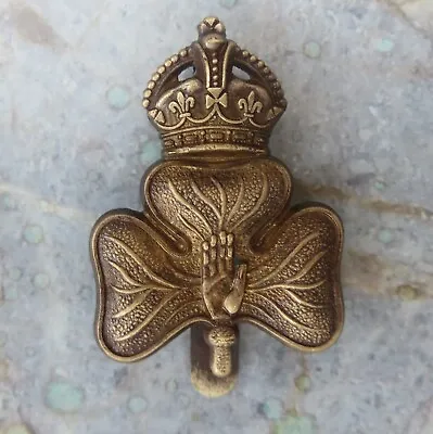 £8.50 • Buy The 14th Battalion Royal Irish Rifles British Army/Military Hat/Cap Badge