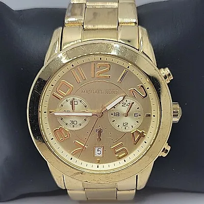 Michael Kors Mercer MK5726 Womens Stainless Steel Analog Dial Quartz Watch AM217 • $59.99