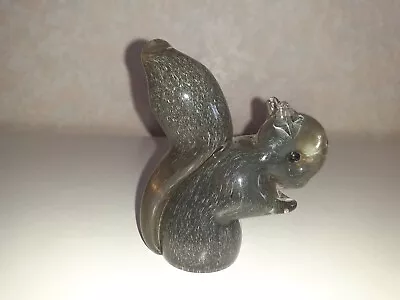 Langham Glass Paperweight Squirel - With Label • £10