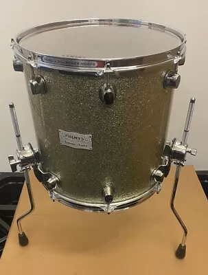 Mapex Saturn Series Floor Tom 14 X14  Silver Sterling Sparkle • $425