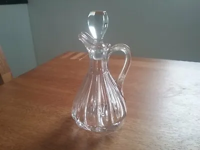 Vintage George Davidson Glass Cruet Decanter Vinegar Oil Bottle With Stopper • £5.50