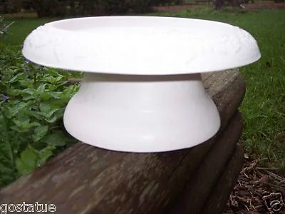 Mini Birdbath Riser Stand Mold Plaster Concrete Casting 6  W X 3.5 H • $22