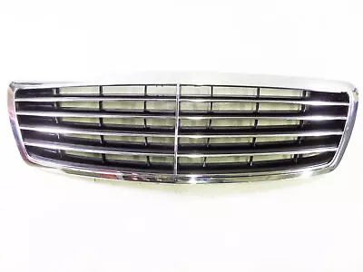 03-06 Mercedes S430 S500 S55 W220 Front Center Grill CLEAN CHROME 50K MILES 04 • $99.95