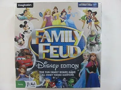 Family Feud Disney Edition Board Game Imagination 2016 - Complete Like New • $29.50
