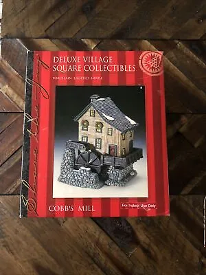 Deluxe Village Square Collectible's   Cobb's Mill  Illuminated Porcelain House • $15